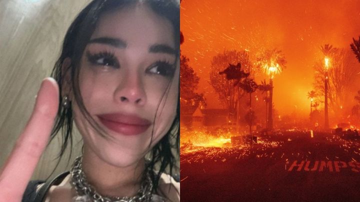 Danna Paola se suma a los afectados por el incendio de California: "Es muy triste ver esto"