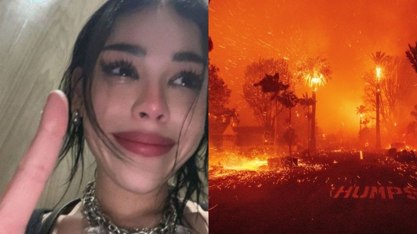 Danna Paola se suma a los afectados por el incendio de California: "Es muy triste ver esto"
