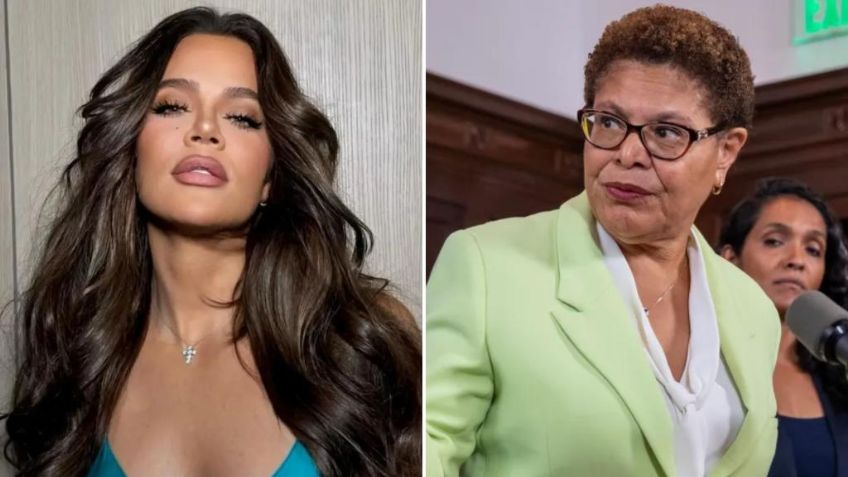 Khloé Kardashian critica a alcaldesa de Los Ángeles por incendios forestales: "Usted es una broma"