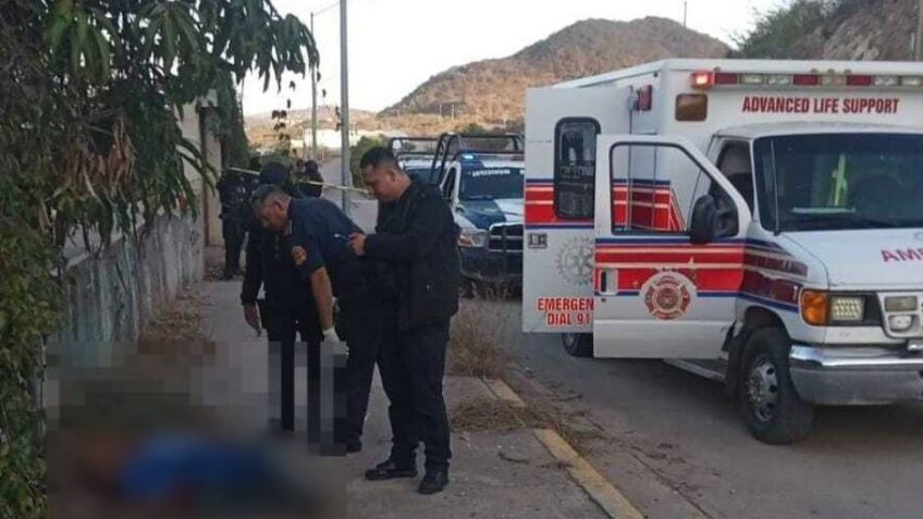 FUERTES IMÁGENES: Asesinan a balazos a hombre en la colonia La Sirena de Mazatlán