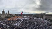 Foto ilustrativa de la nota titulada Capitalinos abarrotan el Zócalo de la CDMX para informe de Claudia Sheinbaum