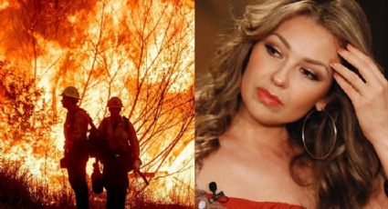 Thalía se solidariza con víctimas de los incendios de Los Ángeles; envía conmovedor mensaje