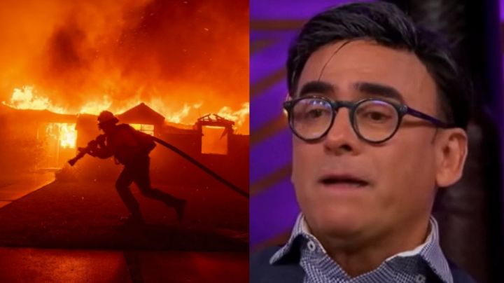 Adal Ramones lamenta perdida de amigos en incendios de California; muestra llamas en su casa