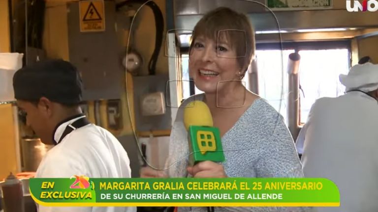 Margarita Gralia se dedica a la venta de churros