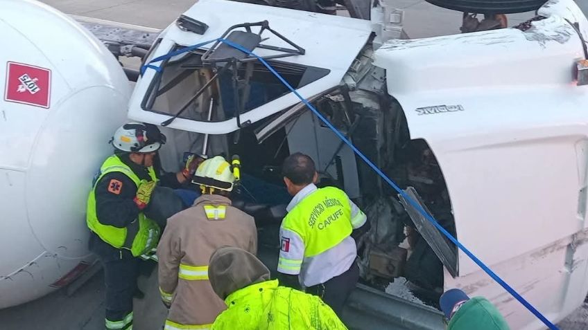 Caos en la Autopista México-Puebla por múltiples accidentes con dirección a CDMX