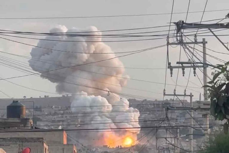 Explosión en Chimalhuacán