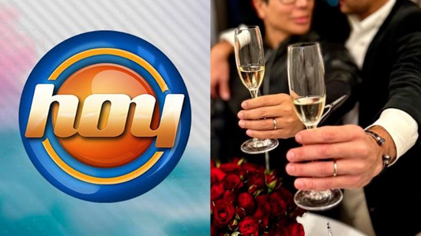 ¡Salió del clóset! Integrante de 'Hoy' anuncia boda gay en vivo; así presumió su compromiso