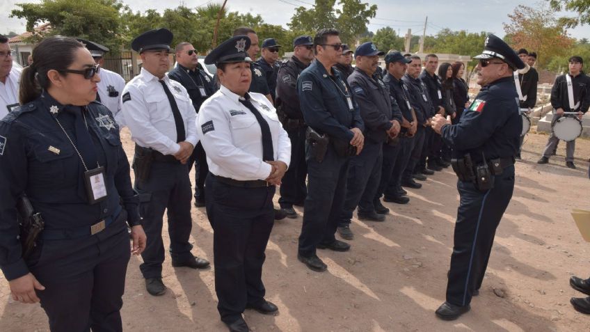Seguridad Pública realiza un homenaje a sus policías caídos en Navojoa