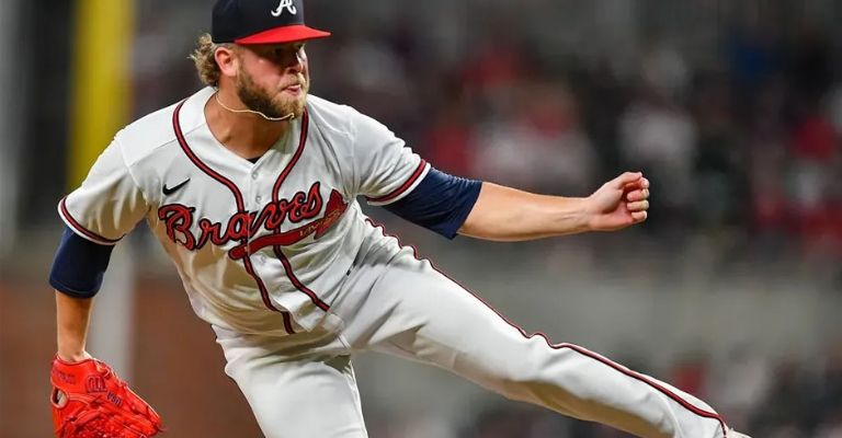 Minter pasó toda su carrera en MLB con Bravos