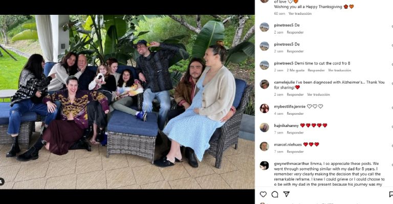 Bruce Willis aparece en zona de incendios en California junto a bomberos