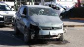 Foto ilustrativa de la nota titulada Dos autos protagonizan fuerte choque en Hermosillo; tres personas resultan lesionadas