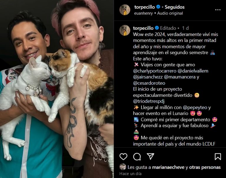 Ricardo Peralta se despide del 2024