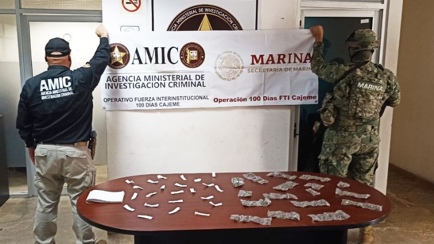 Narcomenudeo en Ciudad Obregón: Aseguran 82 envoltorios de droga tras cateo a inmueble