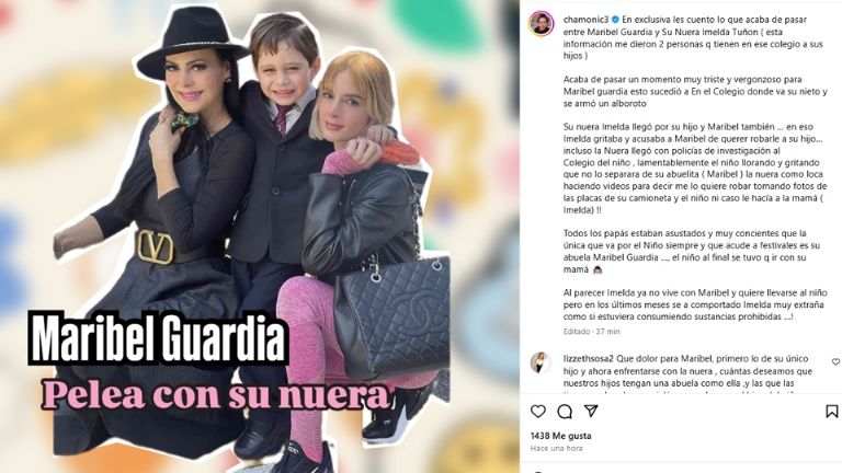Imelda y Maribel Guardia habrían tenido una pelea