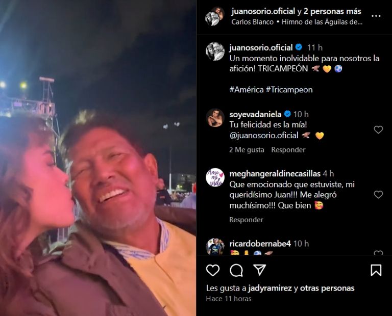 Juan Osorio disfruta de evento del América