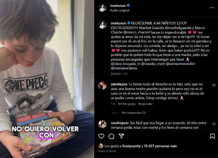 Imielda Tuñón estalla en redes sociales y filtra desgarrador audio