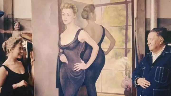 VIDEO: El momento en el que se llevan el cuadro de Silvia Pinal pintado por Diego Rivera