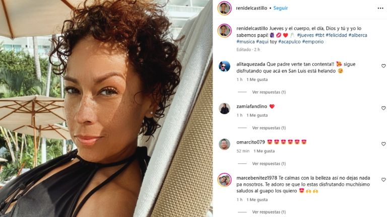 Renata del Castillo está de vacaciones en Acapulco