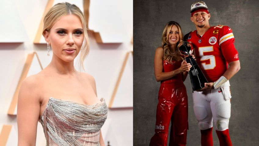 ¿Molesta con los Chiefs? Scarlett Johansson le manda recadito a esposa de Patrick Mahomes