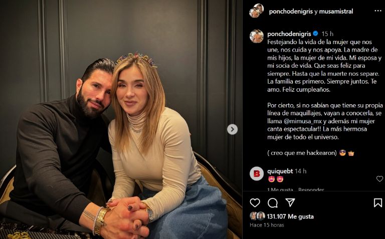 Poncho De Nigris manda 'recadito' a Marcela Mistral