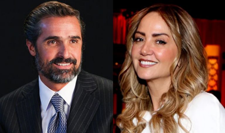 Andrea Legarreta fue señalada como amante de Bernardo Gómez