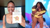 Foto ilustrativa de la nota titulada Tras pesar 149 kilos, la cantante Lizzo sufre brutal cambio en 1 año; luce irreconocible