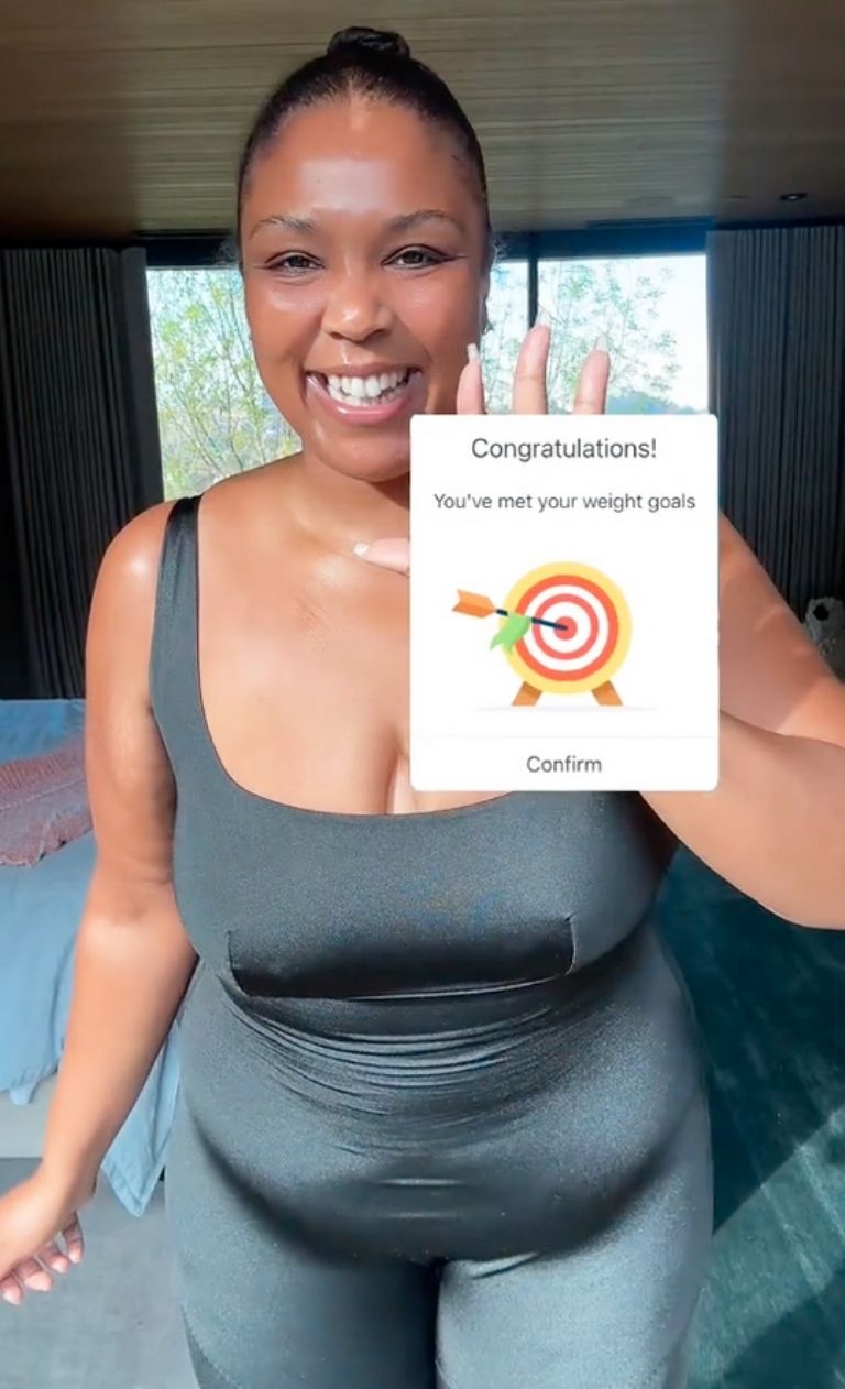 Lizzo comparte fotografías de su proceso de pérdida de peso