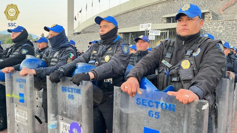 Operativo en Ciudad Universitaria 