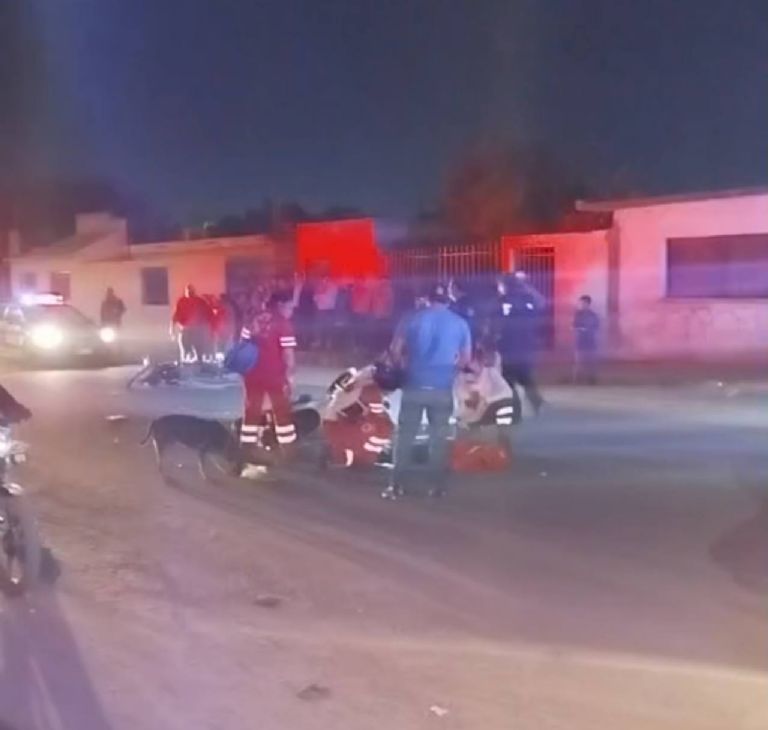 Accidente en Ciudad Obregón, Sonora, deja dos heridos. Foto: Facebook