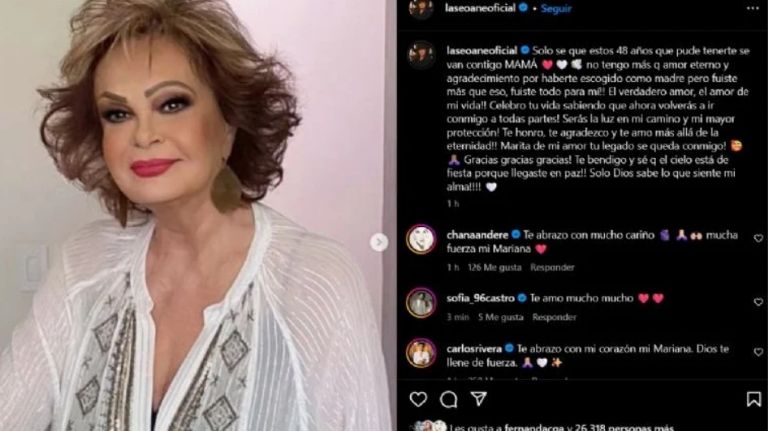 Fallece mamá de Mariana Seoane 