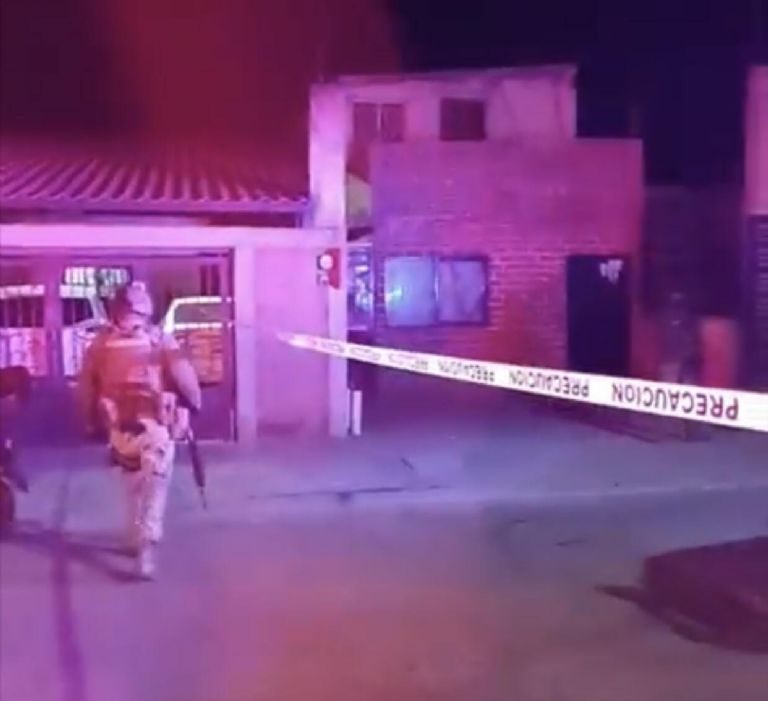 El lugar donde ocurrió el doble asesinato