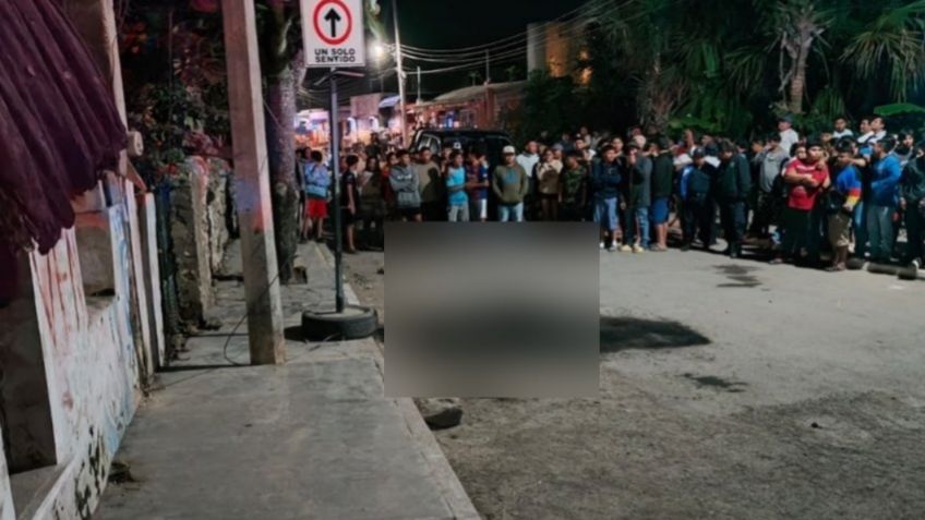 VIDEO: Linchan y queman vivo a presunto feminicida en el poblado de Tekit, Yucatán