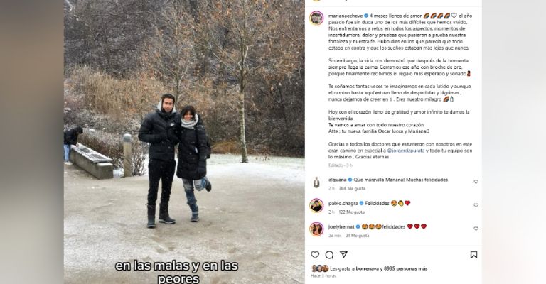 Mariana Echeverría anuncia su embarazo tras perder cuatro hijos