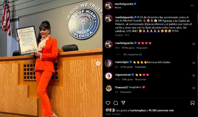 Crean Día de Maribel Guardia