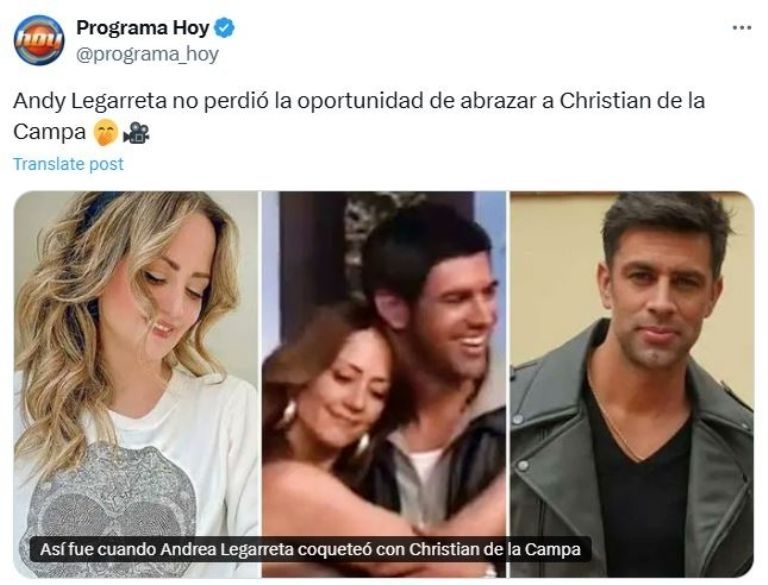 Christian de la Campa inició su carrera en el programa Hoy