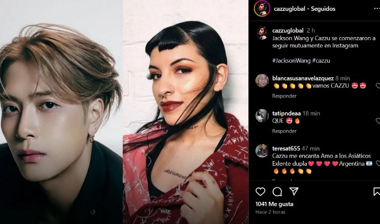 Cazzu se codea con persona influyente de China