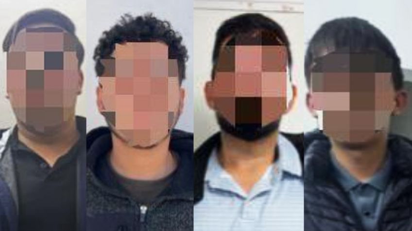 Caen cuatro miembros del crimen organizado al norte de Sonora; les hallan armas y autos