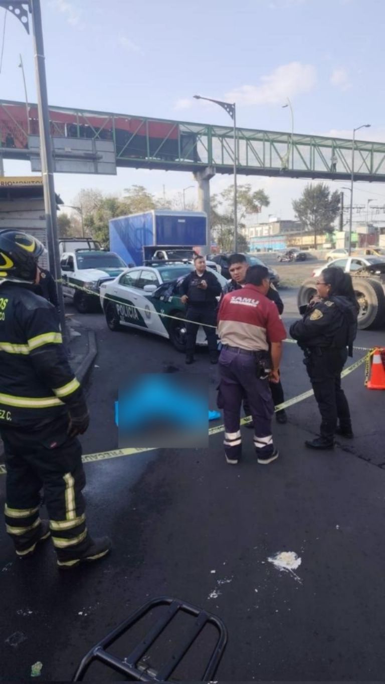 Fatal accidente en Iztapalapa