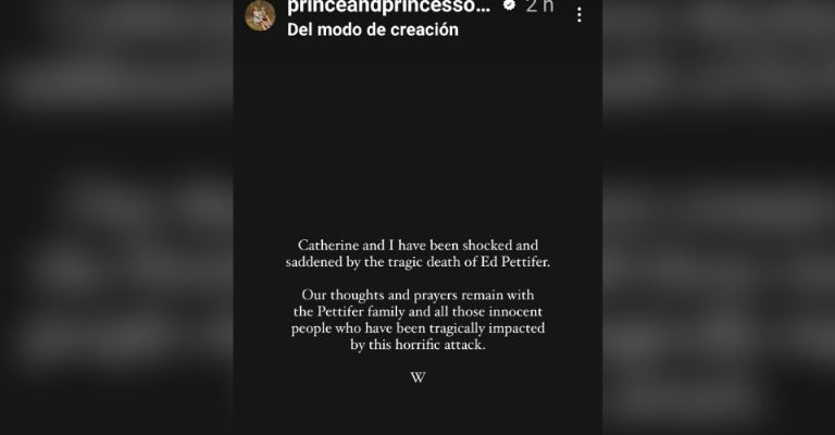 Príncipe William sufre dolorosa muerte y Kate Middleton lo apoya en el duelo