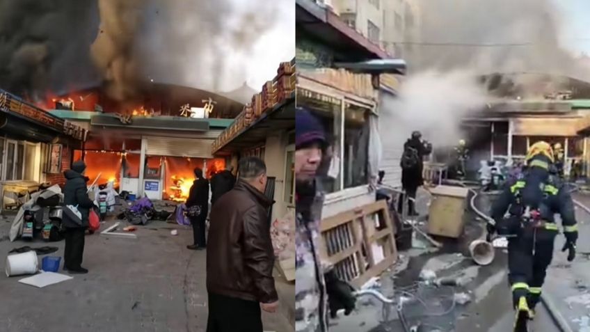 China: Mercado se incendia y deja un saldo de ocho víctimas fatales y 15 heridos