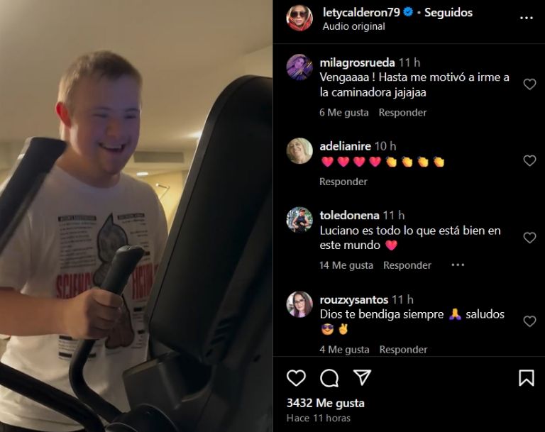 Leticia Calderón comparte tierno momento con Luciano