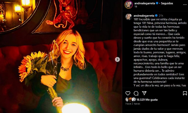 Nina Rubín cumple años y así la celebran