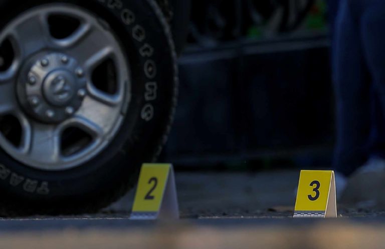 Movilización policiaca en Hermosillo tras tiroteo en la colonia Solidaridad. Foto: Eleazar Escobar.