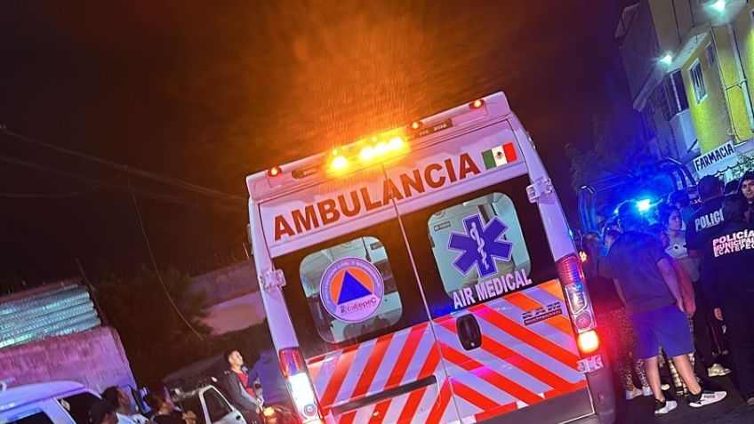 Brutal accidente: Tráilero le destroza la pierna a motociclista sobre la Lechería-Texcoco