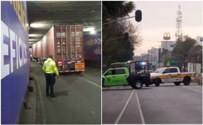 Autoridades se movilizan por accidente en CDMX. Foto: Facebook
