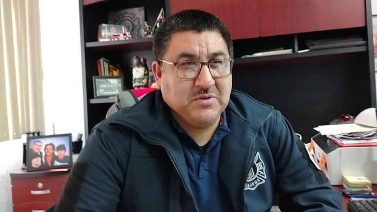 Víctor Ricardo Manosalvas Mena, jefe de Bomberos de Cajeme