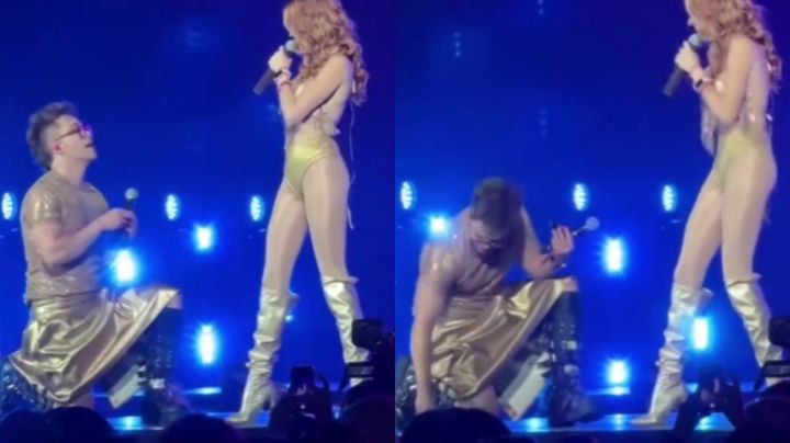 Yurem arma romántica propuesta de matrimonio y es rechazado en pleno concierto