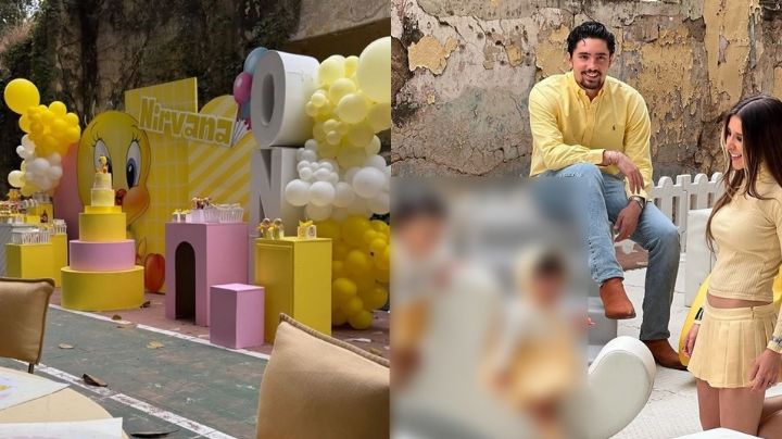 Alex Fernández celebra el primer año de su hija con lujosa fiesta; así presumieron a su bebé