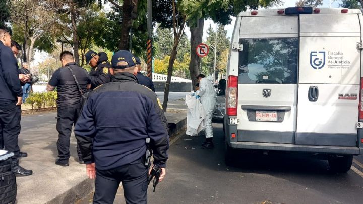 VIDEO: Localizan cadáver sobre Congreso de la Unión, frente a la Cámara de Diputados