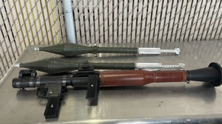 Incautan lanzacohetes y granadas en frontera de Nogales: Potencial arma para cárteles
